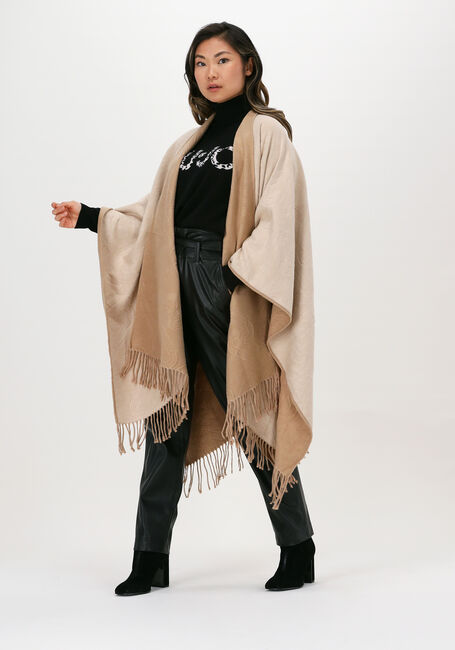 Beige LIU JO Sjaal PONCHO DOUBLE EMBOSSED - large