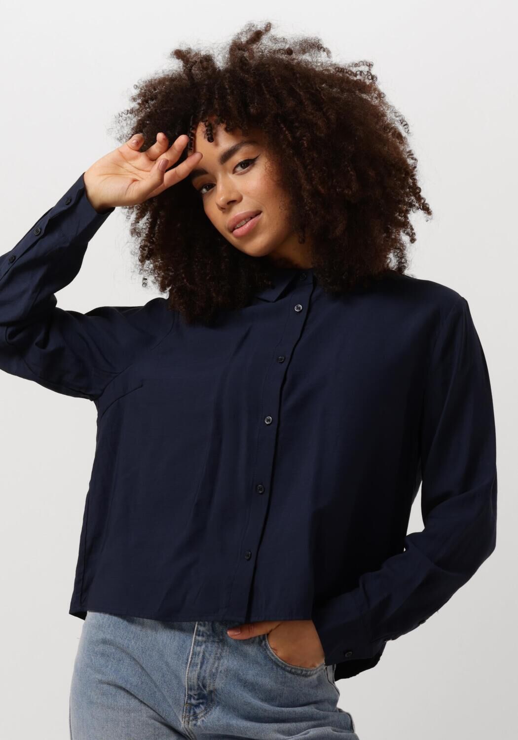 MODSTRÖM Modström Dames Blouses Hudgesmd Shirt Donkerblauw