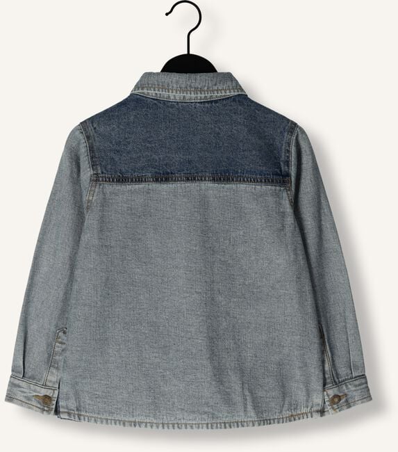 Lichtblauwe RYLEE + CRU Overhemd PATCHWORK OVERSHIRT LIGHT WASHED DENIM Lichtblauwe RYLEE + CRU Overhemd PATCHWORK OVERSHIRT LIGHT WASHED DENIM - large