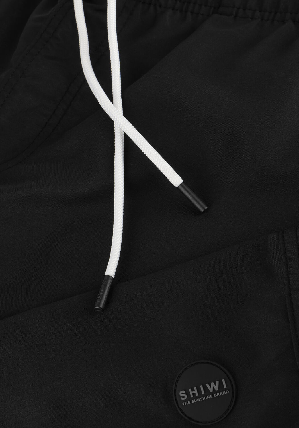 Zwarte SHIWI Zwembroeken MEN MIKE SWIM SHORTS 7 INCH SOLID - large