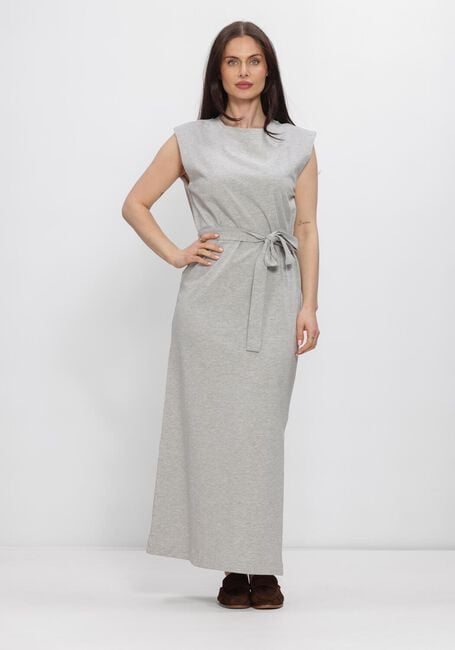 Lichtgrijze SELECTED WOMEN Maxi jurk SLFHALLEY SL ANKLE DRESS - large