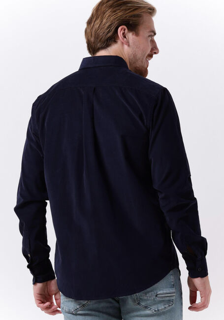 Donkerblauwe DSTREZZED Casual overhemd BUTTON DOWN SHIRT BABYCORD - large