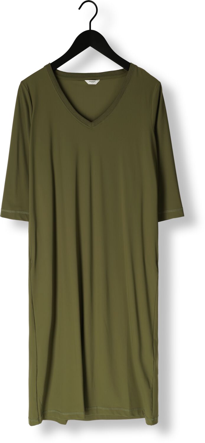 PENN & INK Dames Jurken Dress Khaki Groen