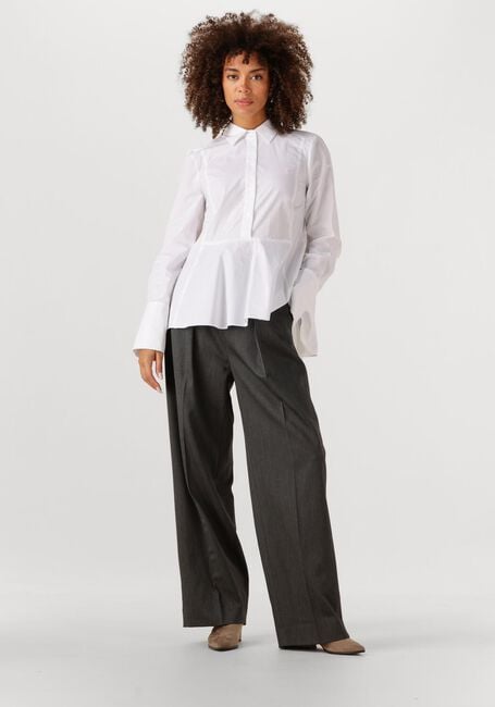 Donkergrijze INWEAR Wijde broek BRUNILDAIW WIDE PANT Donkergrijze INWEAR Wijde broek BRUNILDAIW WIDE PANT - large