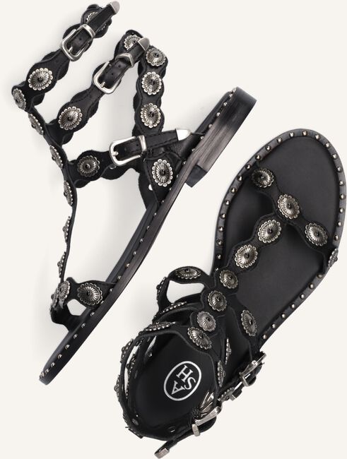 Zwarte ASH Platte sandalen PHOENIX Zwarte ASH Platte sandalen PHOENIX - large