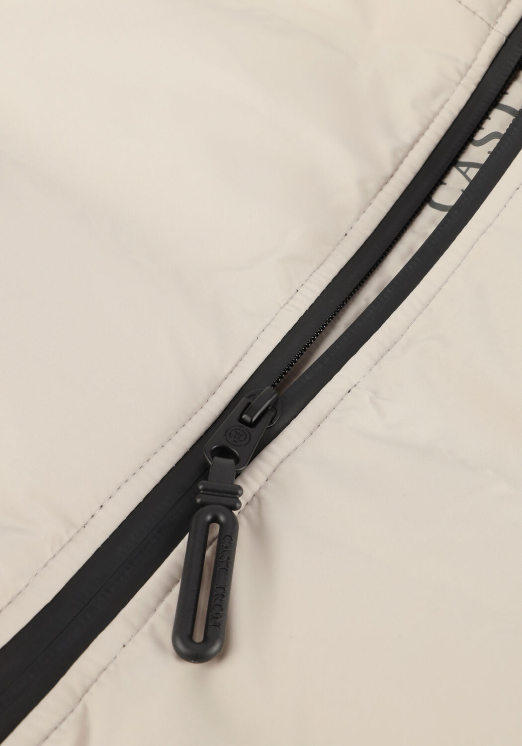 Beige CAST IRON Gewatteerde jas HOODED JACKET DEWSTER SPEEDGUARD - large