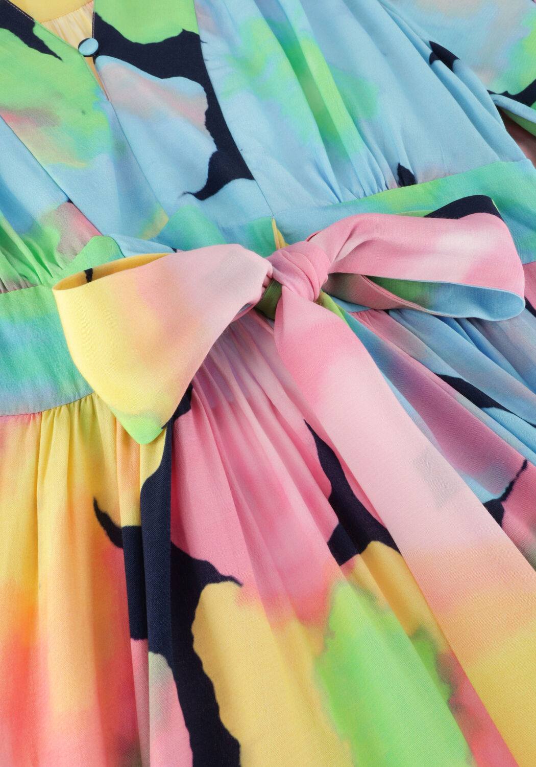 Multi POM AMSTERDAM Midi jurk CHERRY BLOSSOM DRESS - large