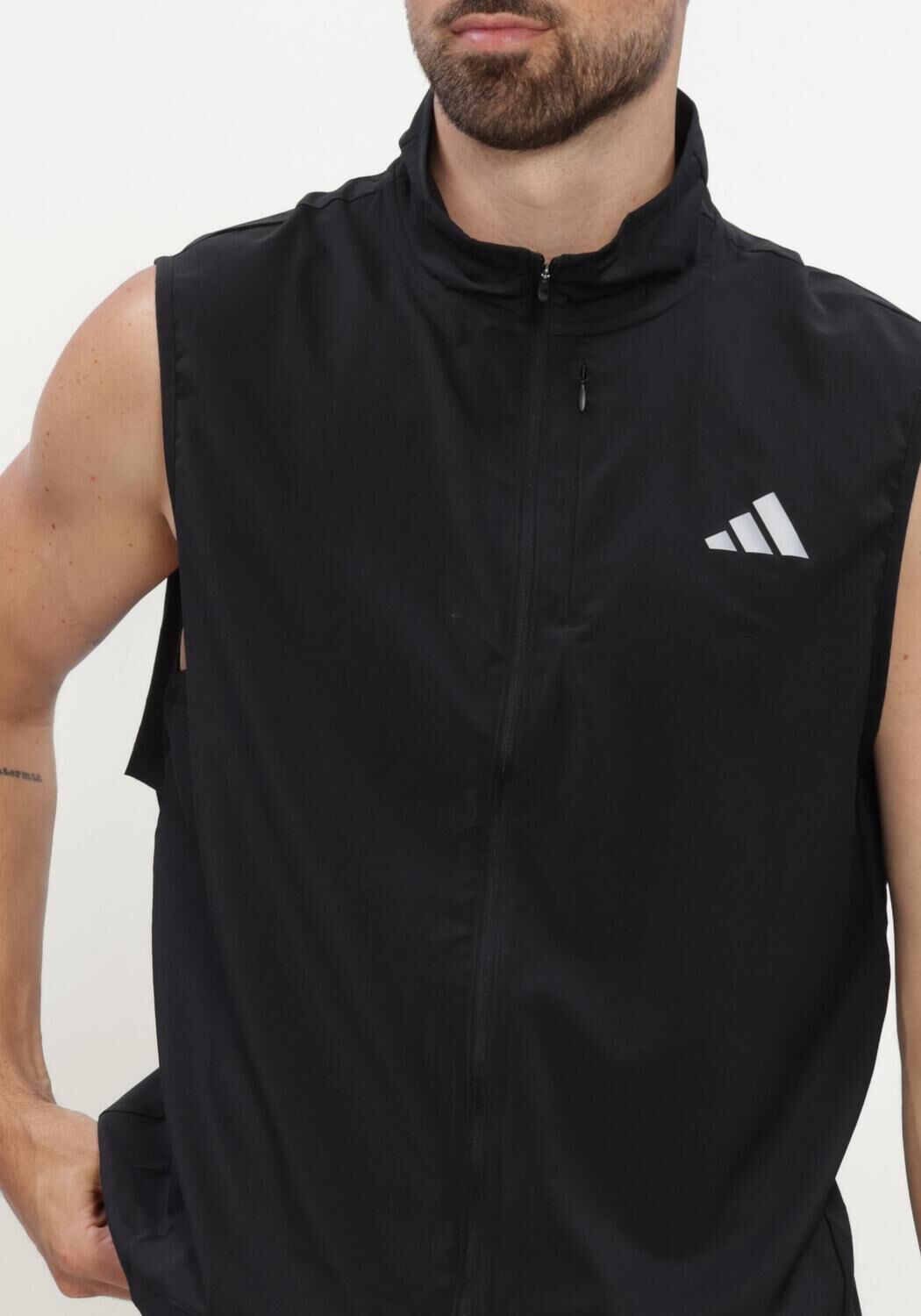 Zwarte ADIDAS Sportvesten RUN ESS VEST M - large