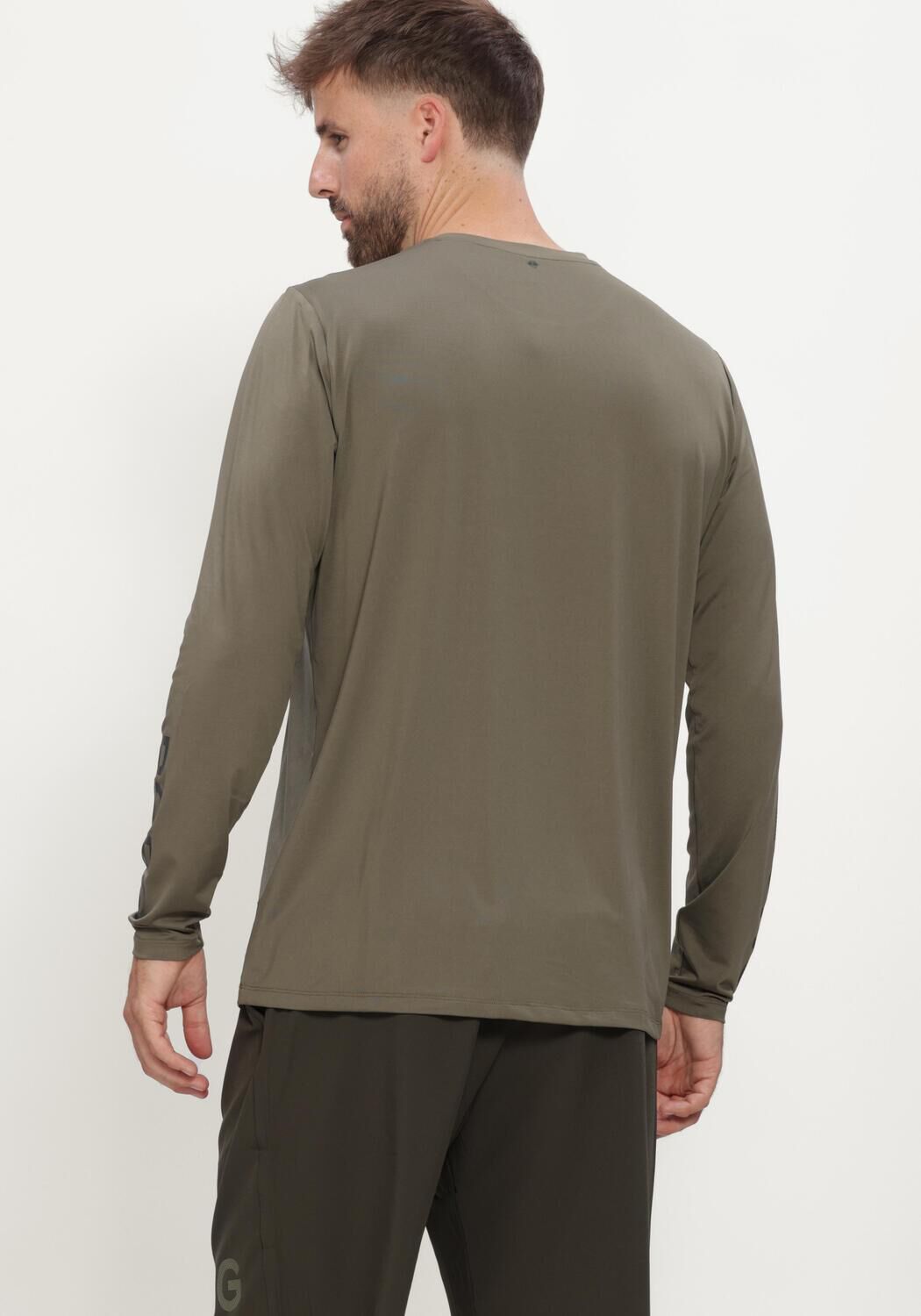 BJORN BORG Heren Polo's & T-shirts Borg Long Sleeve T-shirt Khaki