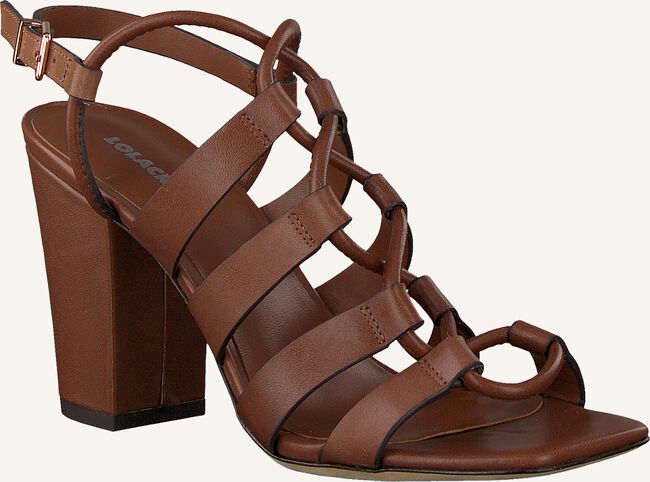 Cognac LOLA CRUZ Platte sandalen 341Z10BK Cognac LOLA CRUZ Platte sandalen 341Z10BK - large