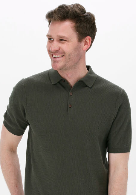 Donkergroene KULTIVATE Polo PL PABLO - large