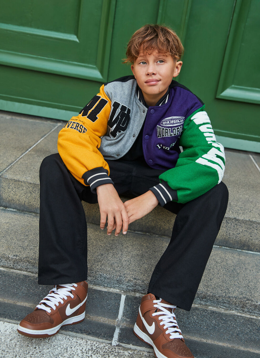 Lichtgrijze MOLO Sweater MARGE - large