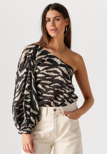 Zwarte BY-BAR Blouses BELLA ZEBRA BLOUSE - large