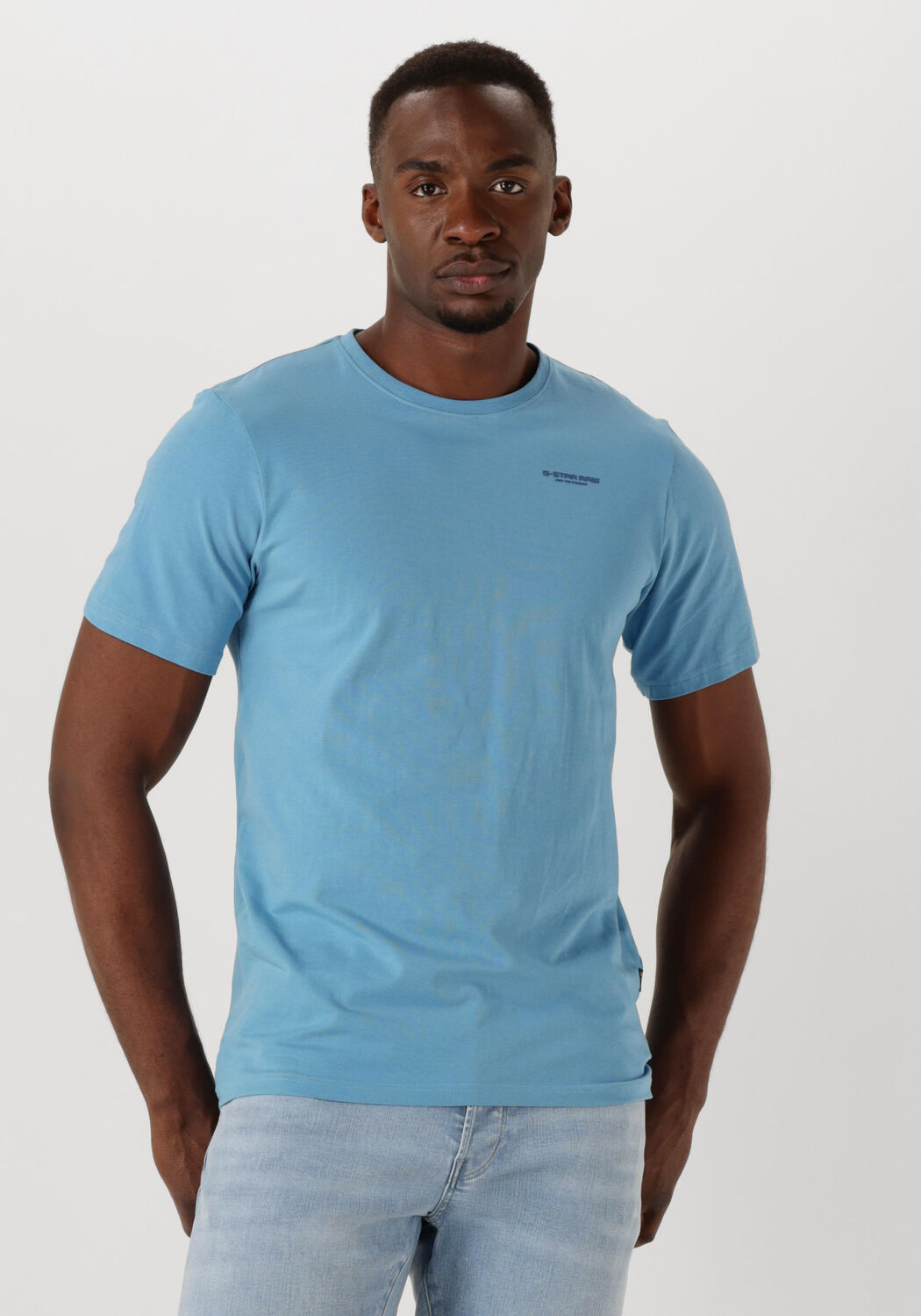 G-STAR RAW Heren Polo's & T-shirts Slim Base R T S s Blauw