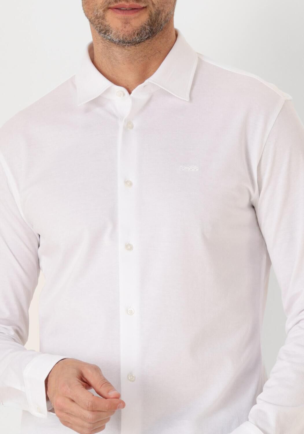 BOSS ORANGE Heren Overhemden Mysoft Wit