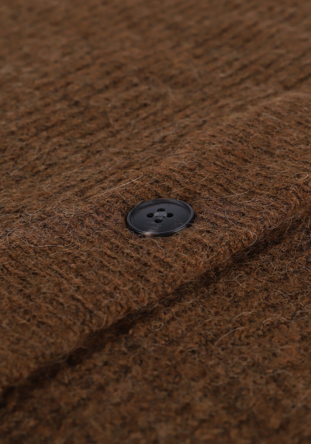 Bruine SELECTED WOMEN Vest SLFLULU LS KNIT SHORT CARDIGAN - large