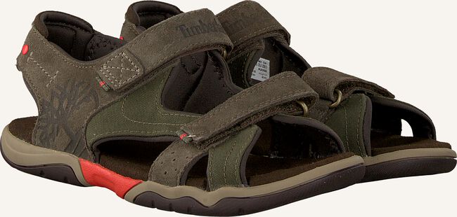 Groene TIMBERLAND Platte sandalen PARK HOPPER L/F 2 STRAP KIDS Groene TIMBERLAND Platte sandalen PARK HOPPER L/F 2 STRAP KIDS - large