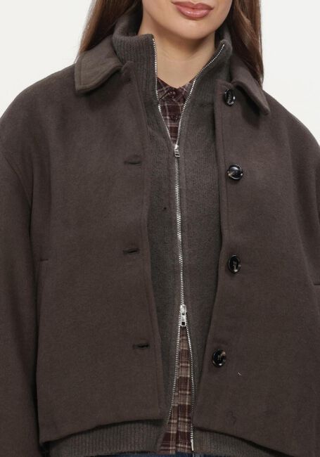 Bruine NEO NOIR Jack HAMRA WOOL JACKET - large