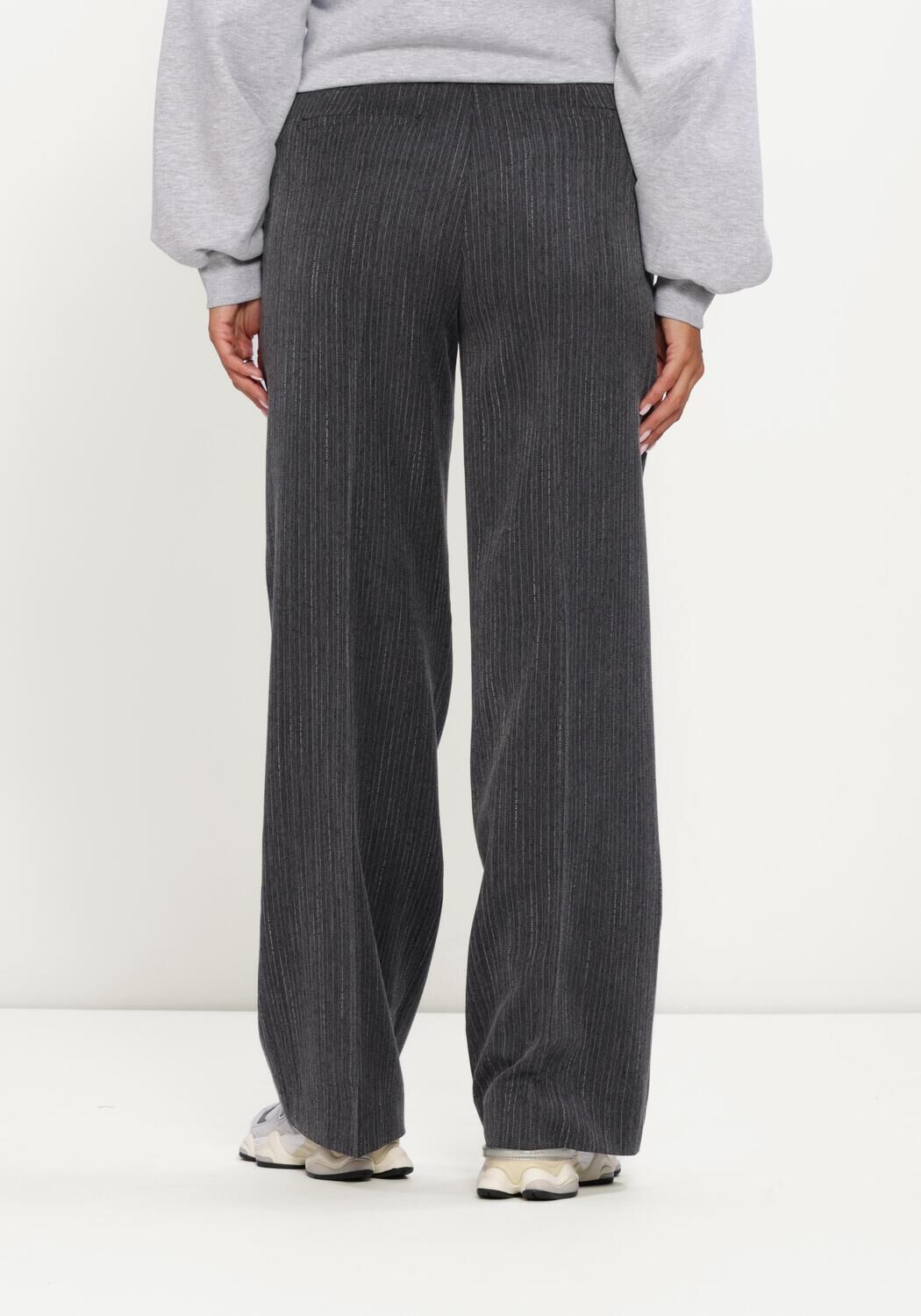 Donkergrijze MODSTR&Ouml;M Broeken BIRNAMD PANTS - large
