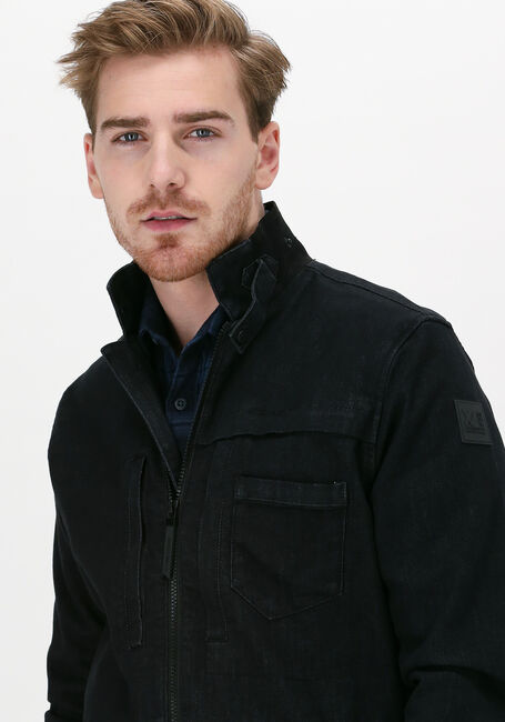Zwarte PME LEGEND Vest LONG SLEEVE SHIRT BLACK DENIM - large
