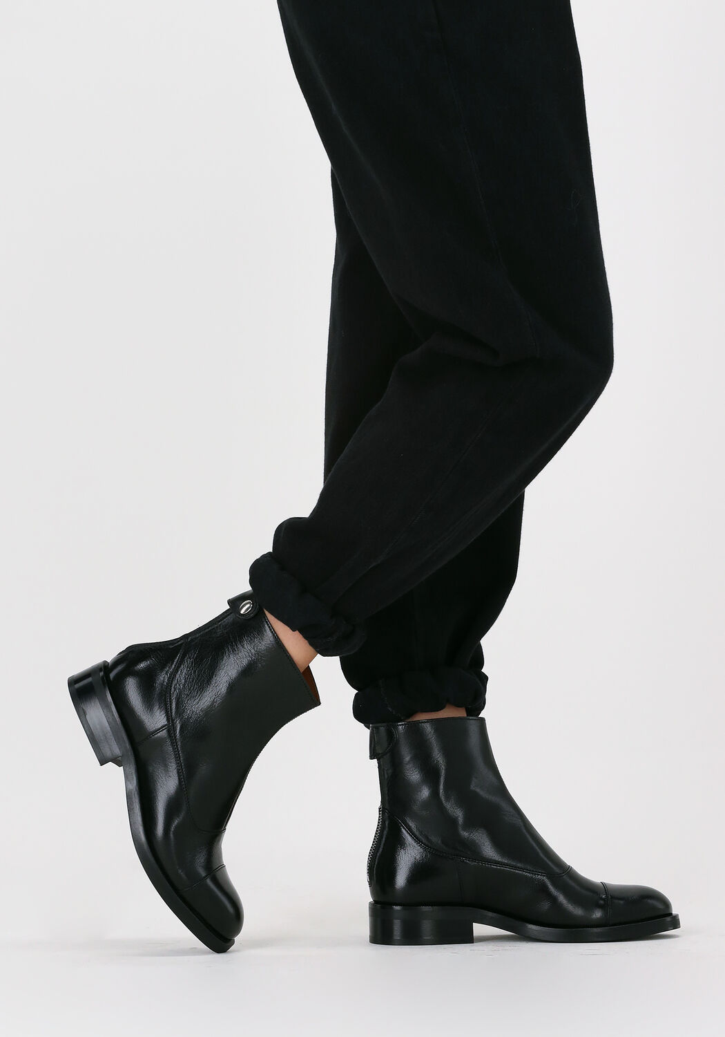 Zwarte BILLI BI Enkellaarsjes 3542 - large