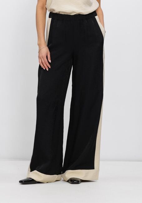 Multi JANSEN AMSTERDAM Wijde broek OLENE BROEK CB 422 COLOR BLOCK ELASTIC WAIST - large
