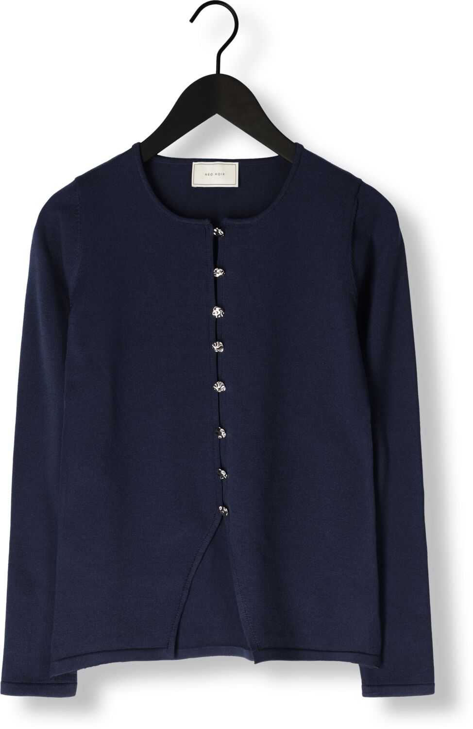 NEO NOIR Dames Blouses Teller Knit Blouse Donkerblauw