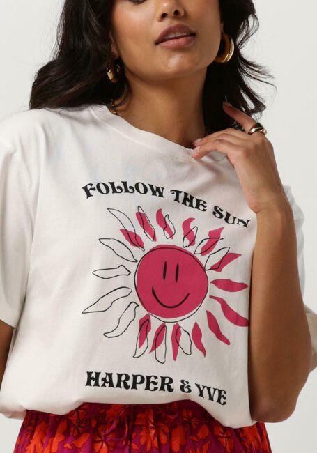 Ecru HARPER & YVE T-shirt SMILEY-SS - large