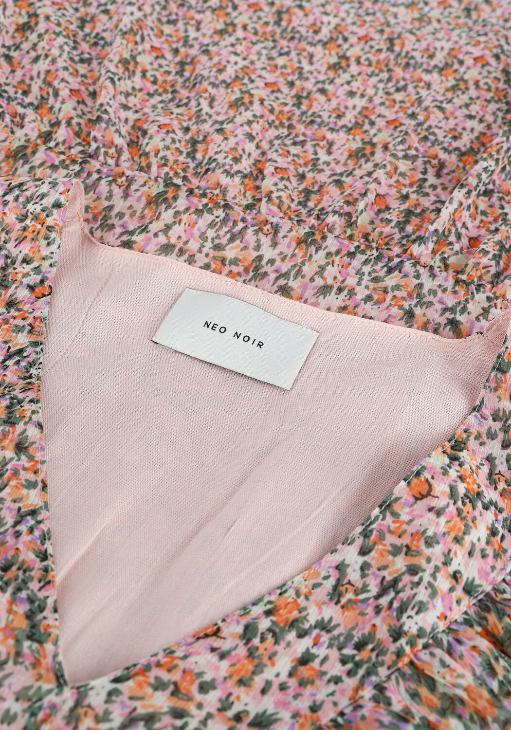 Zand NEO NOIR Midi jurk FIGGA FOREVER FLOWER DRESS - large