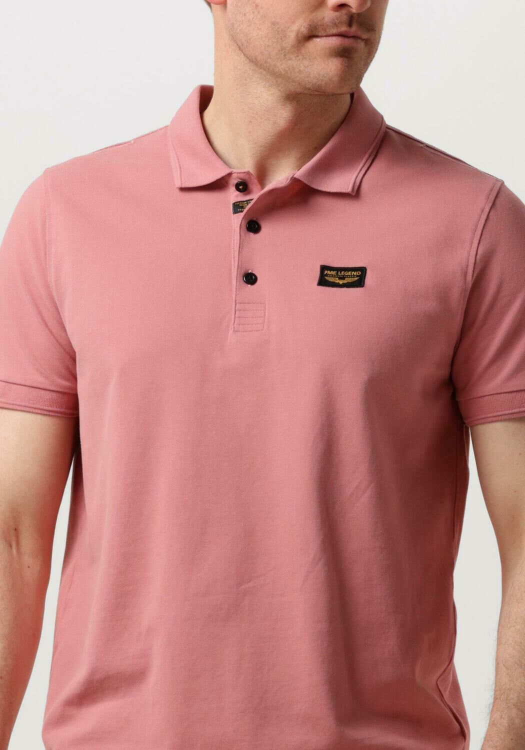 PME LEGEND Heren Polo's & T-shirts Short Sleeve Polo Trackway Roze