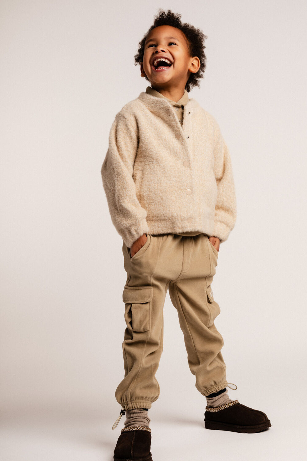 Creme BAJE STUDIO Teddy jas SAINTE - large