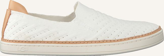 Witte UGG Instappers SAMMY CHEVRON Witte UGG Instappers SAMMY CHEVRON - large