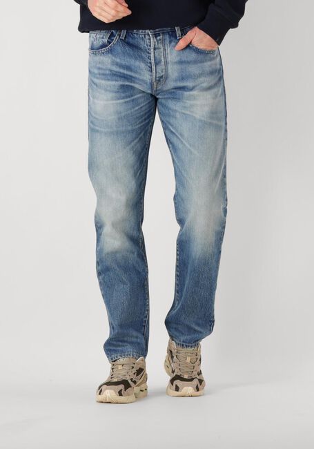 Blauwe BUTCHER OF BLUE Straight leg jeans STOCKTON STRAIGHT DAVIS MED - large