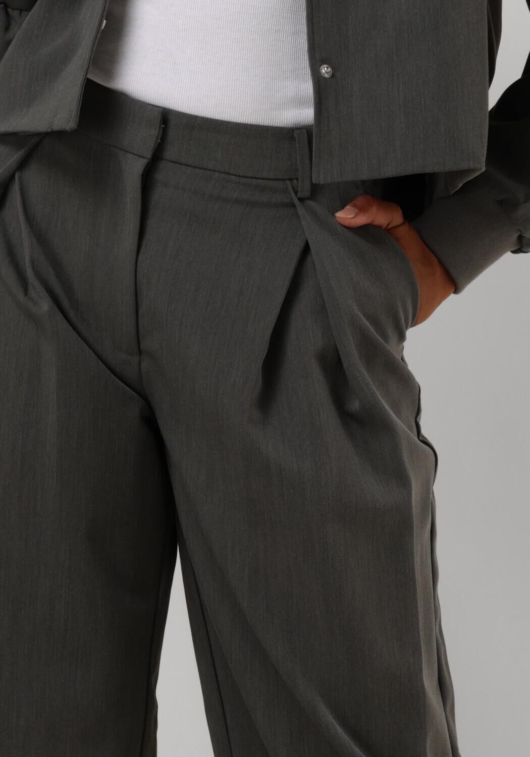 SELECTED FEMME Dames Broeken Slfblake Pants Grijs
