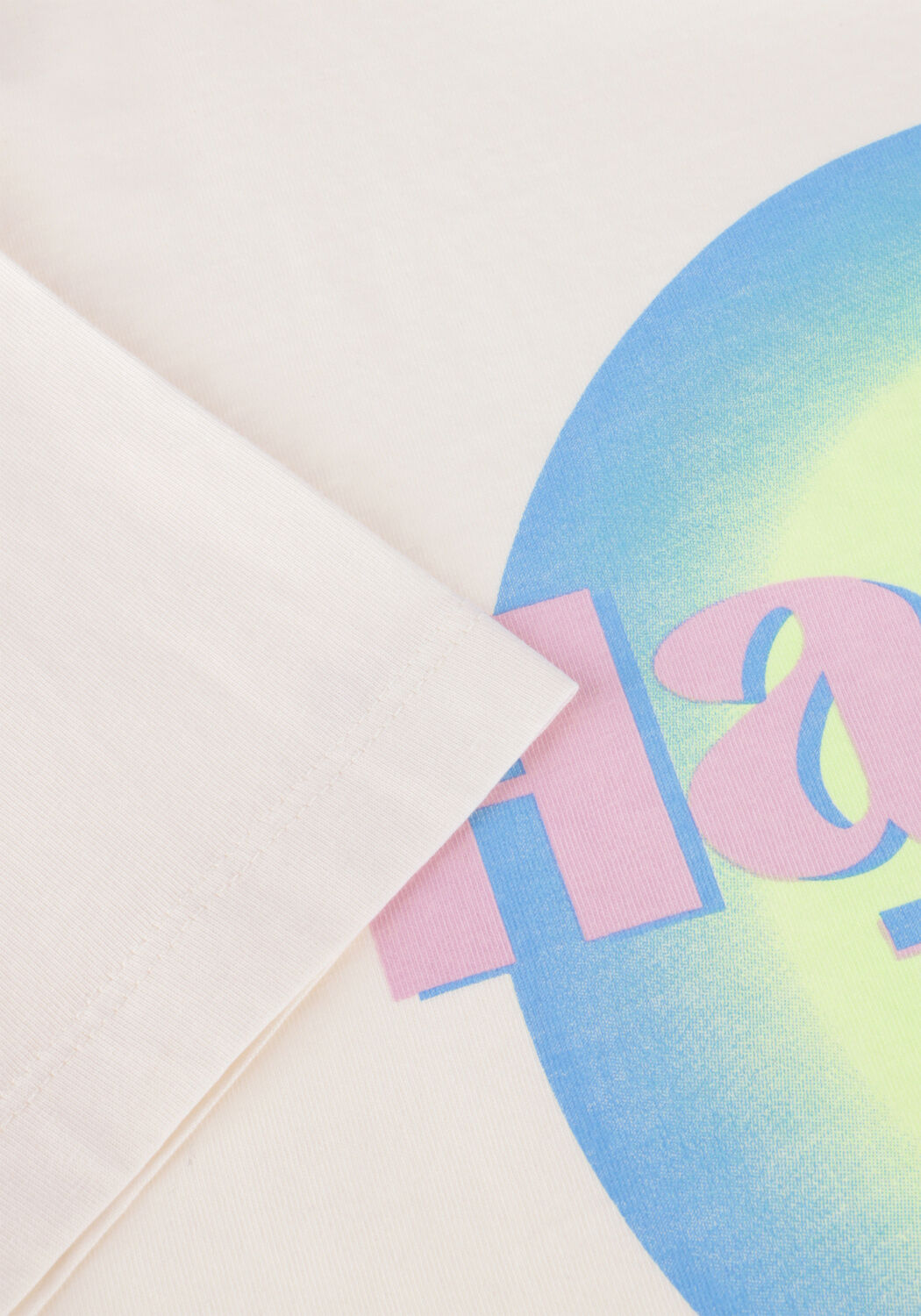 Ecru HARPER & YVE T-shirt HOTSTUFF-SS CROPPED - large