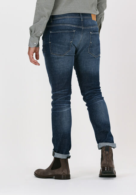 Donkerblauwe SELECTED HOMME Slim fit jeans SLIM-LEON 4074 D.B. SUPERST - large