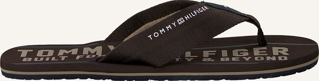 Bruine TOMMY HILFIGER Teenslippers SMART TH BEACH SANDAL Bruine TOMMY HILFIGER Teenslippers SMART TH BEACH SANDAL - large