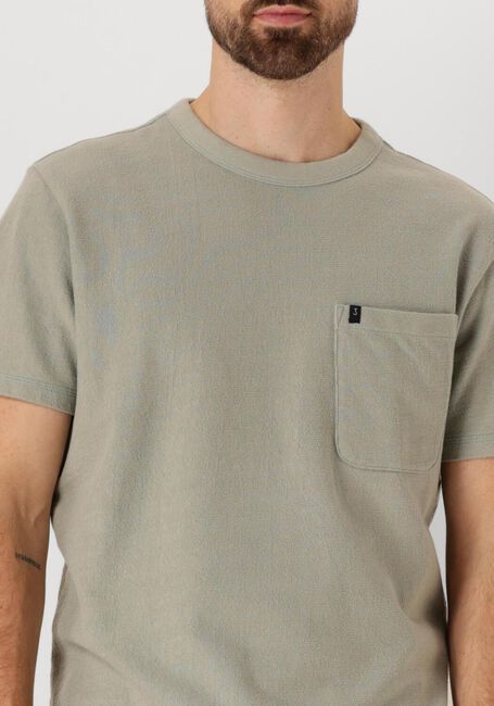 Groene BUTCHER OF BLUE T-shirt ADRIEN LOOSE PKT TEE - large