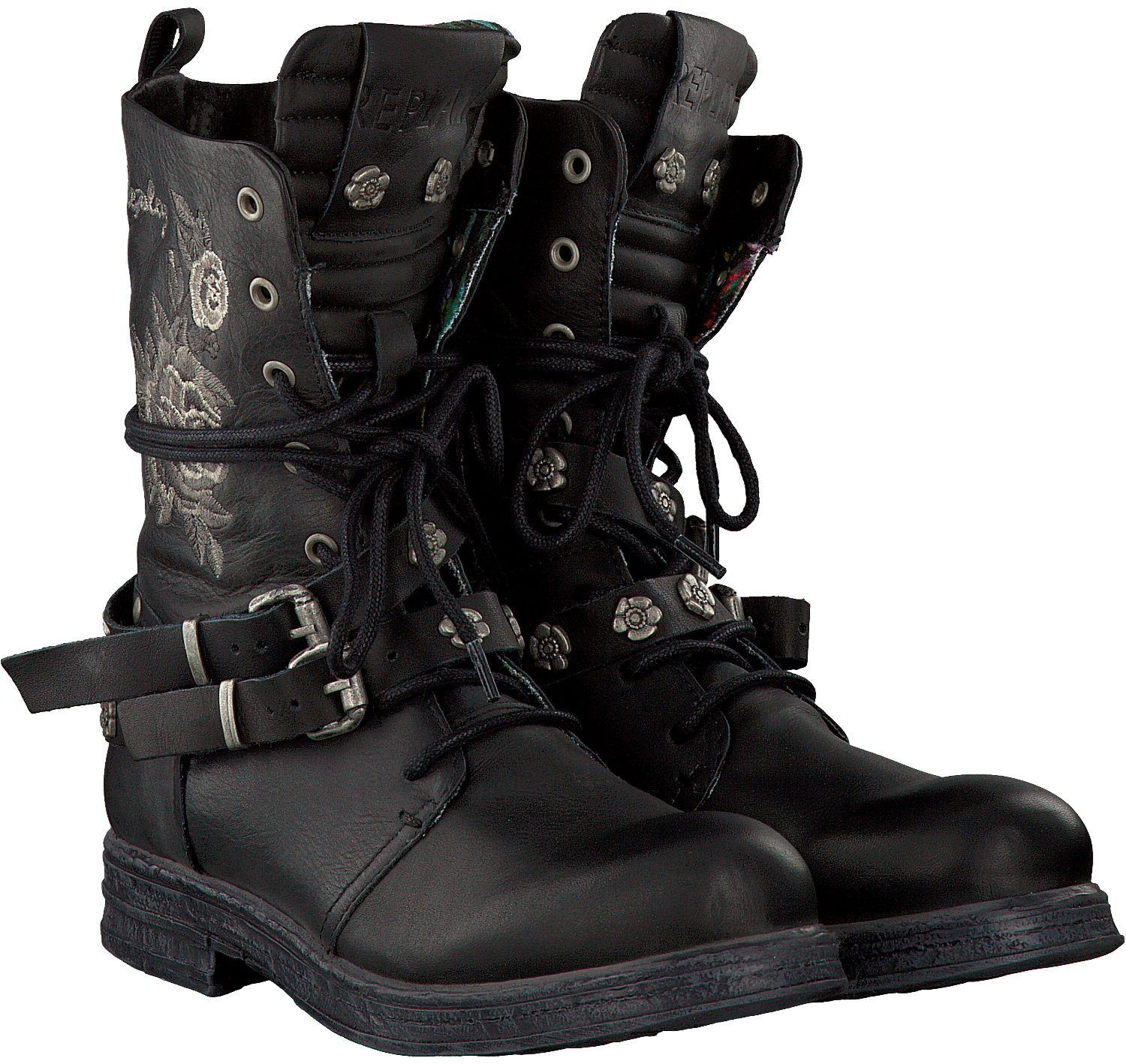 Zwarte REPLAY Biker boots UPSET | Omoda Zwarte REPLAY Biker boots UPSET | Omoda