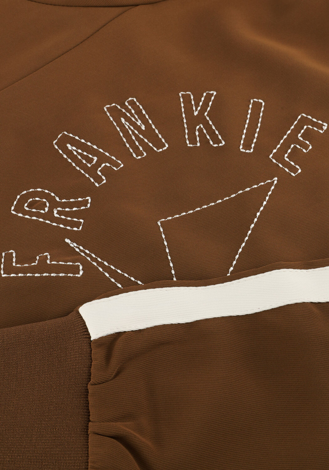 Bruine FRANKIE & LIBERTY Trui TESKE TRACKSUIT JACKET - large