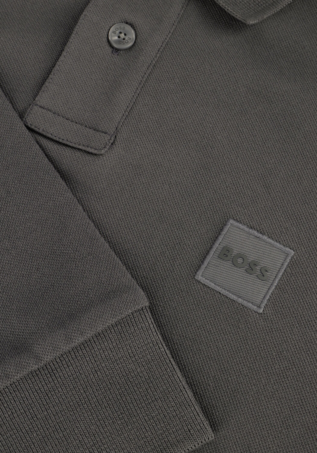 Donkergrijze BOSS ORANGE Polo PASSERBY - large