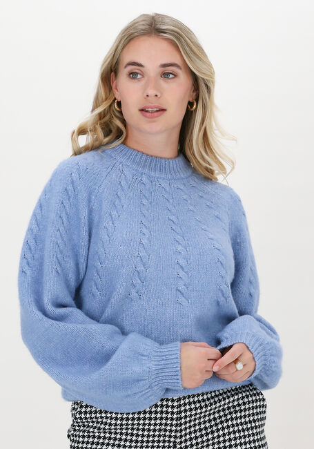 Blauwe ENVII Trui ENVALENTIN LS KNIT 5255 - large
