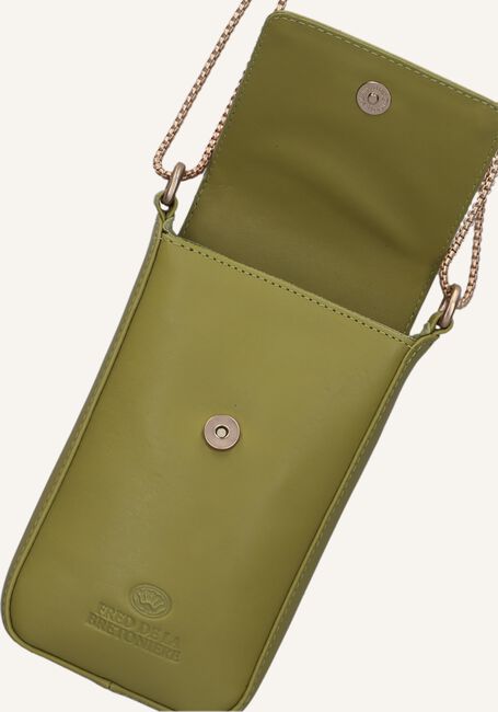 Groene FRED DE LA BRETONIERE Schoudertas 0438 PHONE PURSE S Groene FRED DE LA BRETONIERE Schoudertas 0438 PHONE PURSE S - large