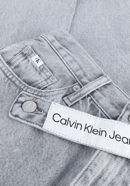 Lichtgrijze CALVIN KLEIN Mom jeans MOM JEAN - large
