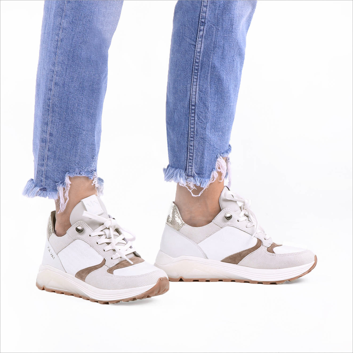 Witte VIA VAI Lage sneakers SWAMI TIDE - large