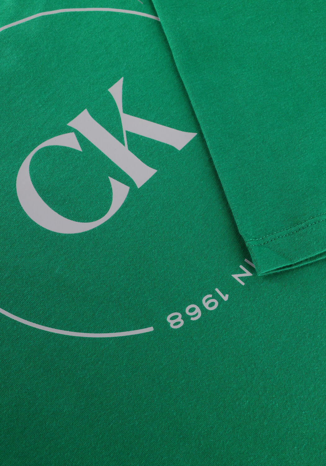 Groene CALVIN KLEIN T-shirt 30S EU WHOLESALE JEANS GRAPHICS - large