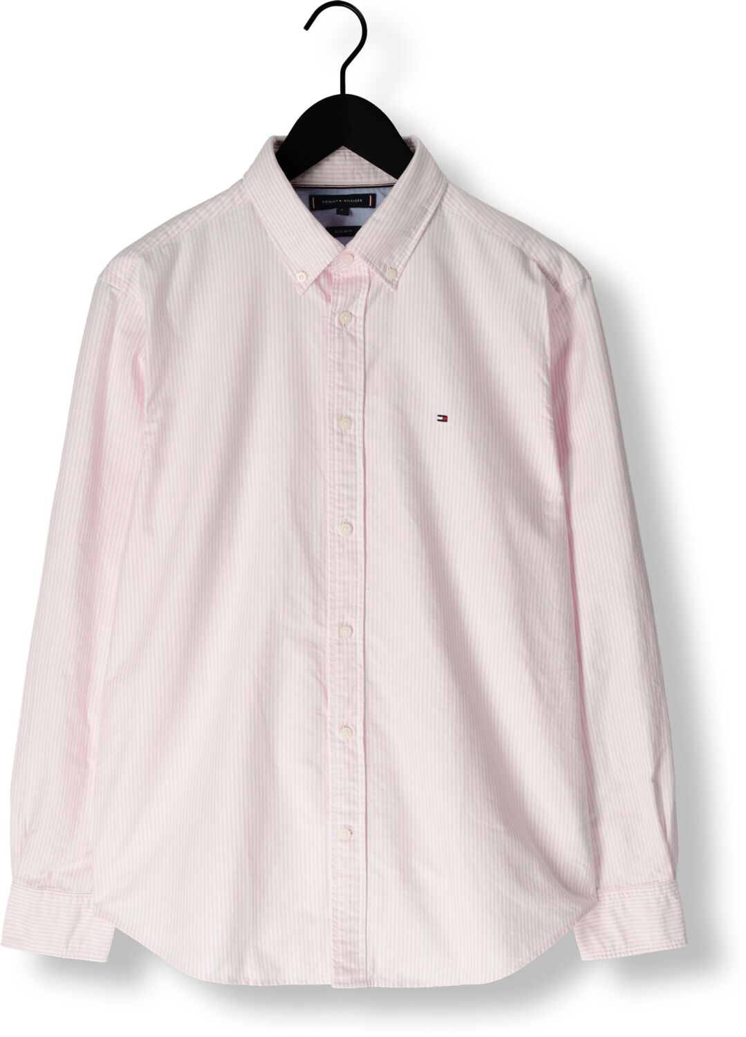 TOMMY HILFIGER Heren Overhemden Heritage Oxford Stripe Rf Shirt Roze