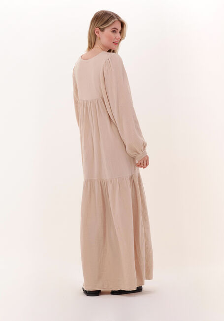 Beige BY-BAR Maxi jurk ROSA DOPPIA DRESS - large