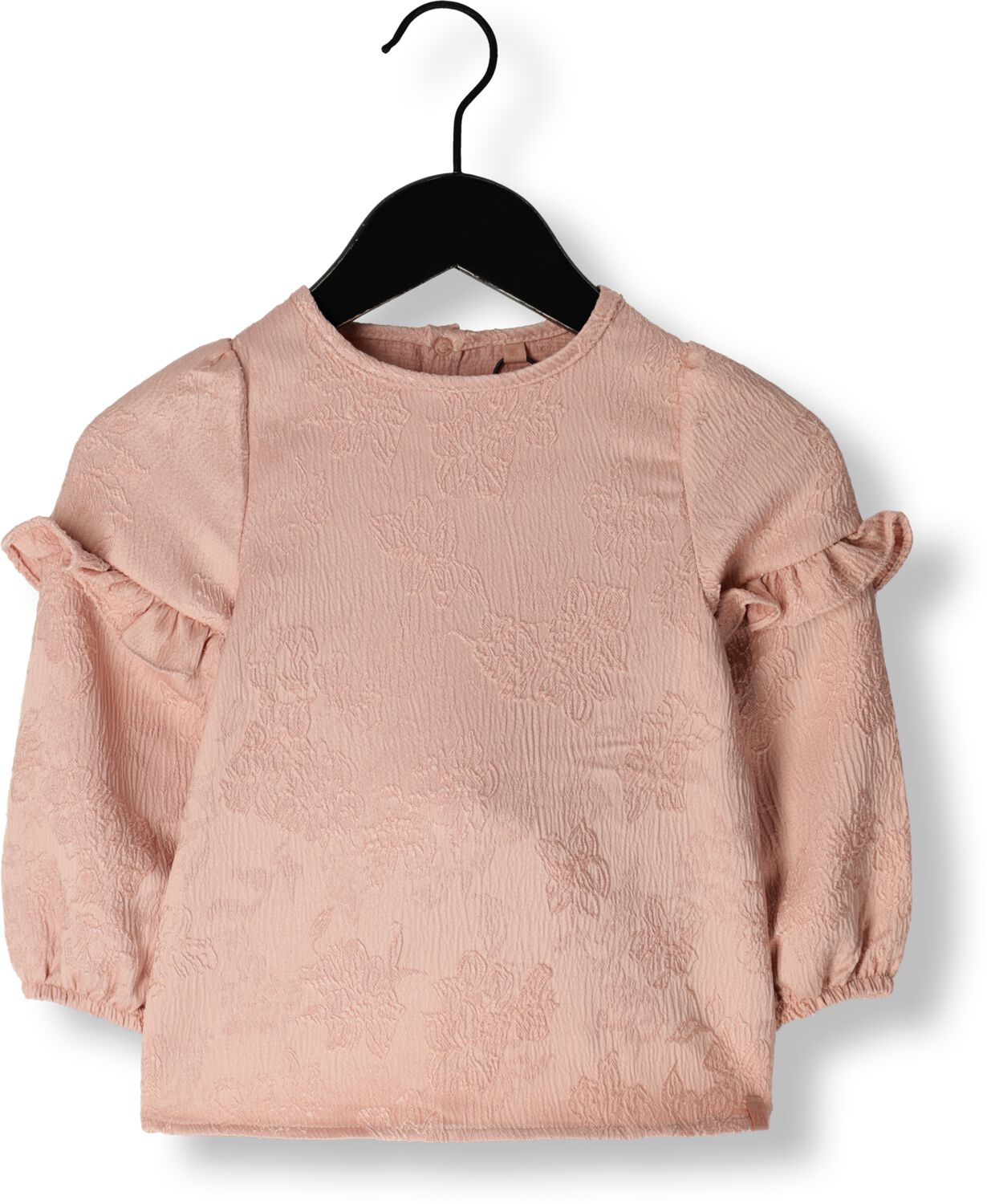Z8 longsleeve Starlett lichtroze Meisjes Polyester Ronde hals Effen 92