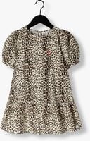 Bruine ALIX MINI Mini jurk WOVEN LEOPARD DRESS - medium